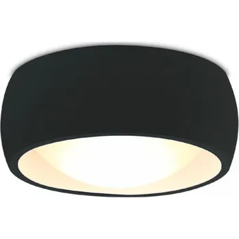 Maxlight C0204 Stropní svítidlo KODAK 8W LED IP44 černé zaoblené
