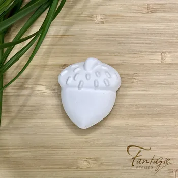 Dekorativní magnet Atelier Fantazie - Magnetky pro děti - podzim žalud/oříšek se vzorem