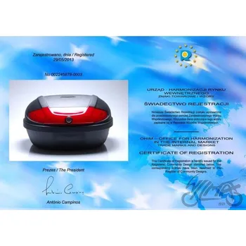 Zavazadlo na motocykl Baotian Kufr 48l pro skútr a moto AW9032