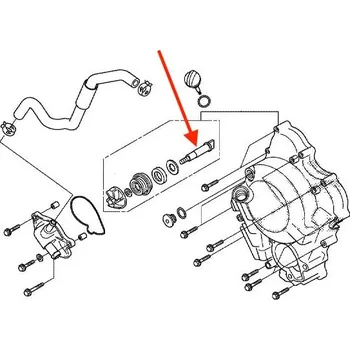 Honda Vodní pumpa SH 300 - hřídel 19241K04930