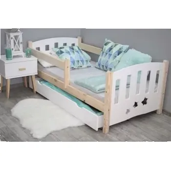 Dětská postel Dřevěná dětská postel MD 23 80x160 cm borovice masiv /kombinace MDF