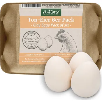 Umělá líheň AniForte Balení hliněných vajíček po 6 kusech (6ks v platíčku)