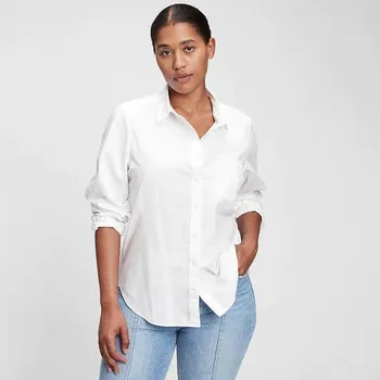 Pánská košile Košile GAP Perfect Shirt Optic White M