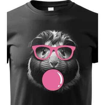 Chlapecké tričko Dětské tričko Vtipné morče, Barva Černá, Velikost 158 cm/12 roků, Canvas Dětské tričko Bezvatriko.cz 2778