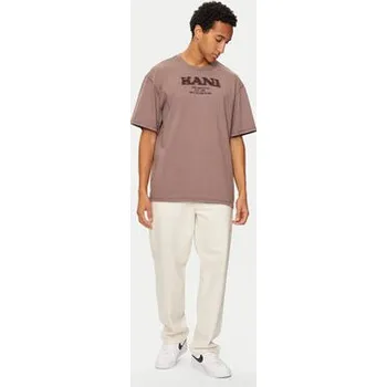 Pánské oblečení Karl Kani T-Shirt Retro Sprayed 60300094 Béžová Regular Fit M