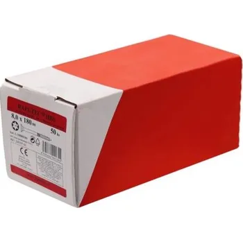 Vrut HPM TEC RAPI-TEC HBS 8,0x180/80+R (balení 50 ks) - stavební vruty do dřeva, polozávit, pozink, zápustná hlava, TORX T40