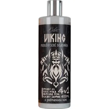 Sprchový gel Bohemia Gifts Viking 4v1, sprochový gel, mýdlo, pěna, šampon, 400ml