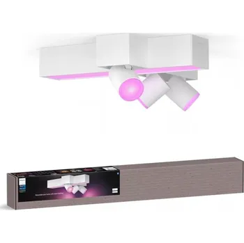 Lampička Philips-LED RGBW Stmívatelné bodové svítidlo Hue CENTRIS 3xGU10/4,2W + LED/11W