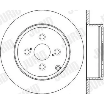 Brzdový kotouč Brzdový kotouč JURID 562600JC