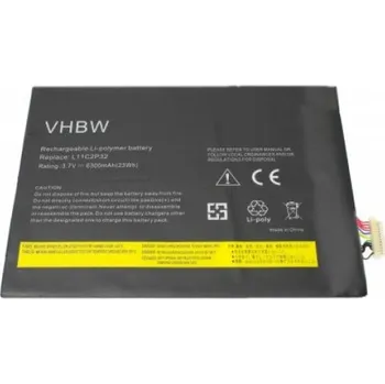 Baterie k notebooku VHBW Baterie pro Lenovo IdeaPad S6000 / A10-70, 6300 mAh