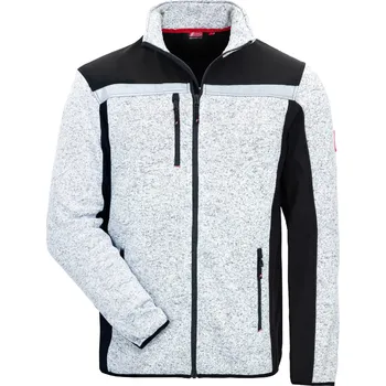 Pánská softshellová bunda NITRAS MOTION TEX PLUS, úpletová softshellová bunda, světle šedá / černá Velikost: 3XL