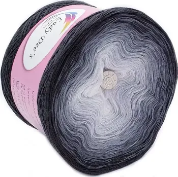 Příze Oáza v šedé 3nitka (Lady Dee's Oase in Grau)