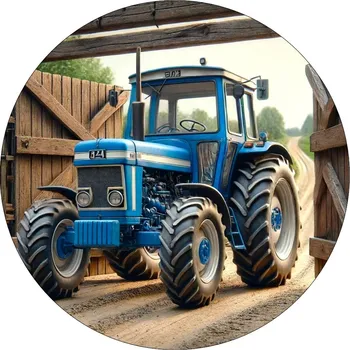 Jedlá dekorace na dort Jedlý papír traktor