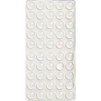 Nábytkové kování JUMBO tlumič nárazů samolepicí 10mm PH TRA (50ks)