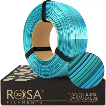 Filament ReFill ROSA3D / PLA SILK / RAINBOW OCEAN / 1,75 mm / 1 kg