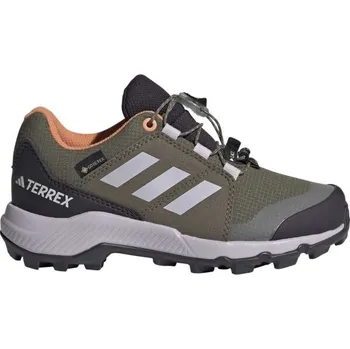Dětská sportovní obuv Dětská outdoorová obuv adidas TERREX GTX K 32 Khaki, Bílá, Černá