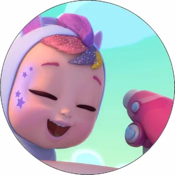 Jedlá dekorace na dort Jedlý papír Cry zpívající miminko 19,5 cm