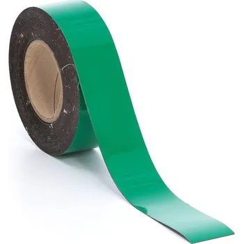Lepicí páska Popisovatelná magnetická páska, 50 mm, délka 20 m, zelená