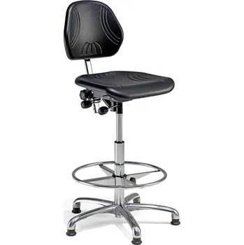 ESD Průmyslová židle, ESD, 700-910 mm, opěrný kruh