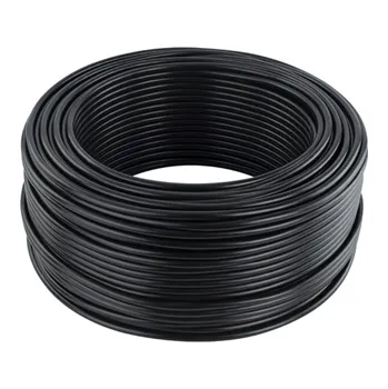 elektrický kabel Solární kabel FVE H1Z2Z2-K 4mm2, černý 50m, 1500V