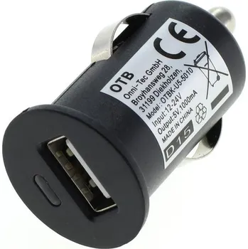 OTB Autonabíječka / adaptér do auta USB, univerzální, 1A
