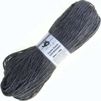 Příze Schoppel Wolle Alpaka Queen naturbelassen 9755 Anthrazit (Přírodní příze Alpaka Queen 9755 Anthrazit)