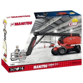 Stavebnice COBI Kolová teleskopická plošina Manitou 280TJ COBI 1683 - Special Collection