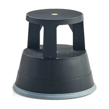 Stolička Posuvné stupátko, plastové, výška 400 mm, černé