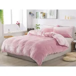 XPOSE® Mikroplyšové povlečení do postýlky JORGA Exclusive - růžové 100x135 cm, 40x60 cm, Mikroplyš + Prodloužená možnost vrácení zboží do 50 dnů