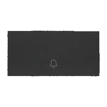 vypínač Simon 100 10000017-238 Kryt mechanického spínače / tlačítka černá matná