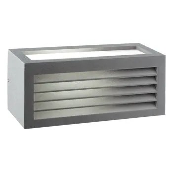 Venkovní osvětlení ACA Lighting Venkovní nástěnné svítidlo CUBE HI5703 max. 40W/E27/IP54, šedé