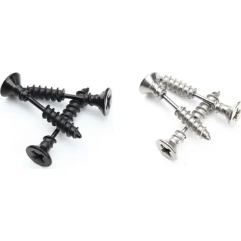 Náušnice Prosperk Náušnice ocelové pecky pro kutilku vruty Barva: Zlatá