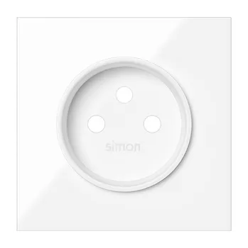 Elektrická zásuvka Simon 100 10000068-130 Kryt zásuvky 1 násobné bílá