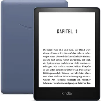 Čtečka elektronické knihy Amazon Kindle Paperwhite 5 (2021) Signature Edition - bez reklam, 32GB - modrý + BONUSY ZDARMA