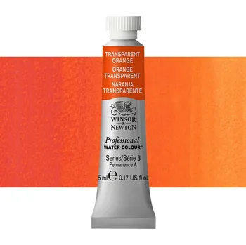 Vodová barva Akvarelová barva Winsor & Newton Professional, 5ml - Transparent Orange