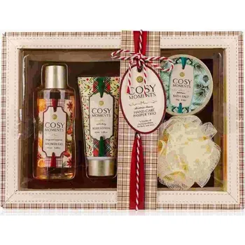 Kosmetická sada SET koupelový COSY MOMENTS v papírovém boxu ACCENTRA