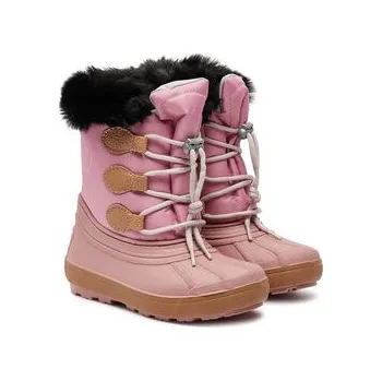 Dívčí sněhule Sněhule Boatilus Nippy 02 Sint. Leather Boot NN02 VAR.42MR Růžová 34_35
