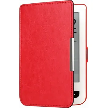 Pouzdro na čtečku elektronické knihy Pocketbook 622 / 623 Durable Lock 1263 - červené pouzdro, magnet + BONUSY