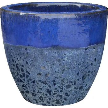 Květináč Květináč PRAGA, pr.56x48cm|pr.46x41|pr.37x32|pr.30x26cm, Blue/Angkor Blue(4ks)|Ego Dekor