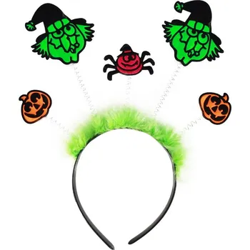 Karnevalový kostým Čelenka čarodějnice s dýněmi