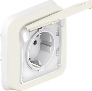 vypínač PLX55 ZÁS. 2P+T SCHUKO DO BÉŽ. *069869 Legrand