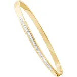 Pozlacený pevný náramek Steel