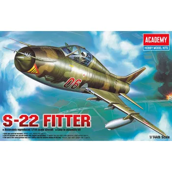 Plastikový model Academy Model Kit letadlo 12612 - S-22 FITTER (1:144)