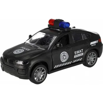 auto na autodráhu Auto záchranné složky 13 centimetrů Typ: Policie černé
