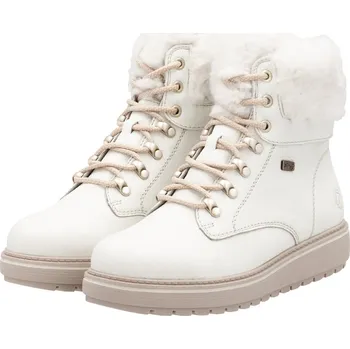 Dámská zimní obuv Dámská kožená obuv D0U70-80 Remonte bílá Barva: weiss, Velikost: 42