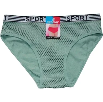 Dámské bokové kalhotky s puntíčky 8901 zelené 549/211