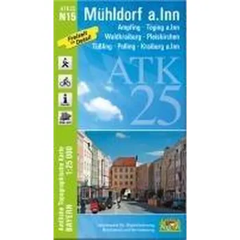 ATK25-N15 Mühldorf a.Inn (Amtliche Topographische Karte 1:25000) - Landesamt für Digitalisierung, Breitband und Vermessung