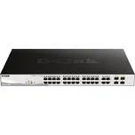 D-Link DGS-1210-28MP L2/L3 Smart+ PoE switch, 24x GbE PoE+, 4x RJ45/SFP, PoE 370W