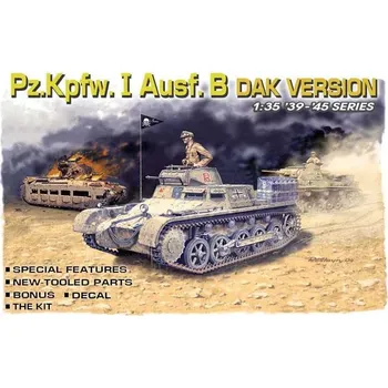 Plastikový model 1:35 Pzkpfw.I Ausf. B, DAK Version