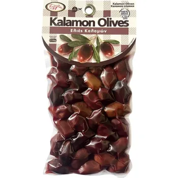 Hotové jídlo Olivy černé 150g Kalamata obří s peckou 5507